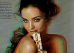 ������� ���� Miranda Kerr � 3D ��� Vogue Italia. 3D ����.