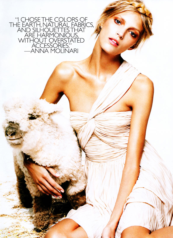 Anja Rubik ��� Harper's Bazaar 
