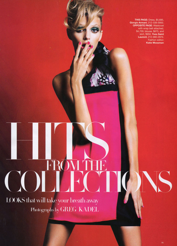 Anja Rubik ��� Harper's Bazaar 