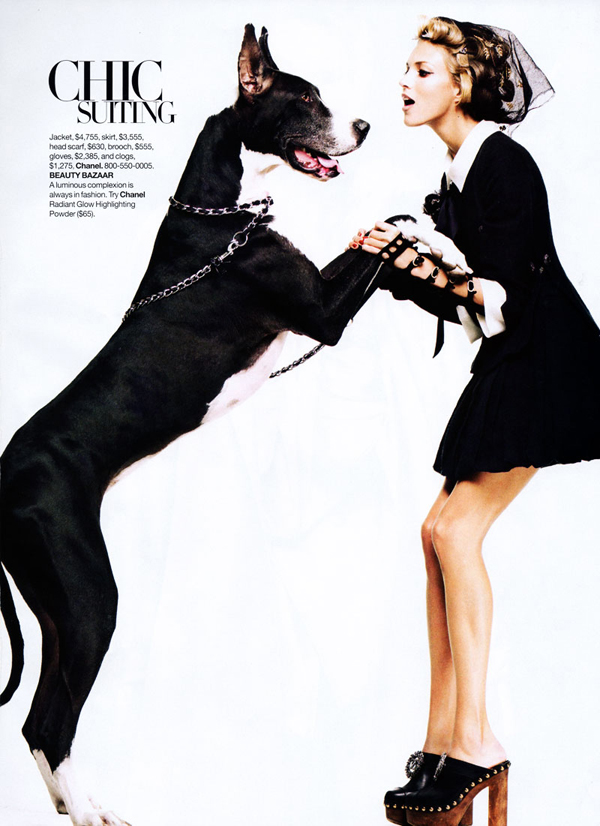 Anja Rubik ��� Harper's Bazaar 