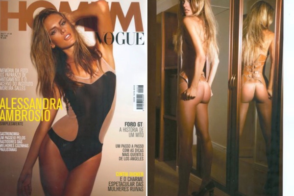 Алессандра Амброзио Alessandra Ambrosio в одном из номеров журнала Vogue Homem Brazil Алессандра Амброзио Alessandra Ambrosio в одном из номеров журнала Vogue Homem Brazil