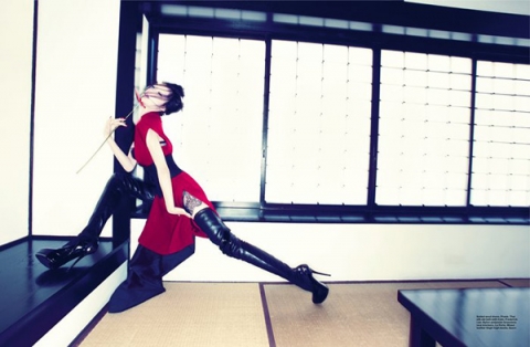 Wang Xiao ��� Harper�s Bazaar Singapore