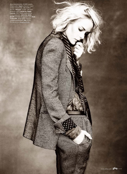 ��� ���������� ������ ������ ������� Angela Lindvall  ��� ������������ Elle