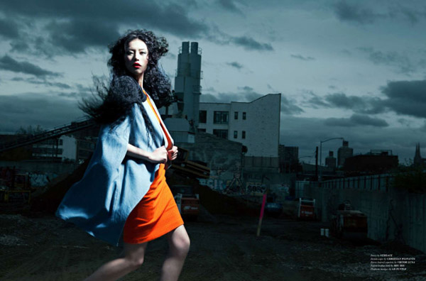 Лю Вэн Liu Wen в WestEast Magazine Лю Вэн Liu Wen в WestEast Magazine