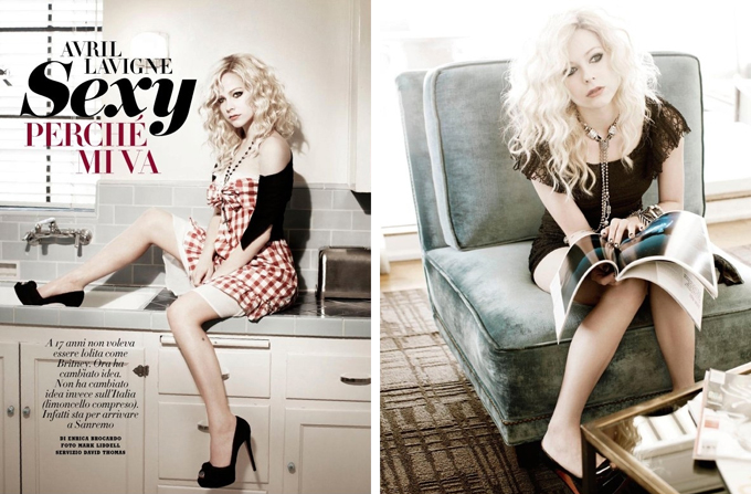 ����� ����� Avril Lavigne � Vanity Fair Italy