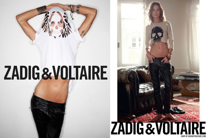 ������ Erin Wasson � ��������� �������� Zadig & Voltaire