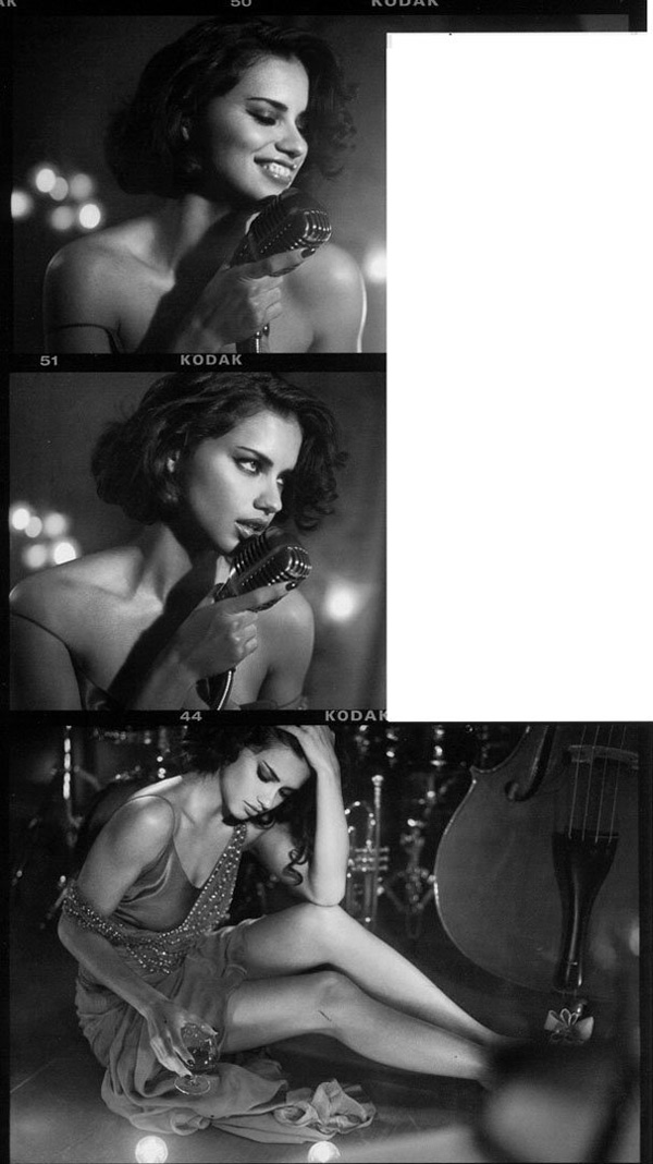 ������� ���� Adriana Lima � Vogue Italia