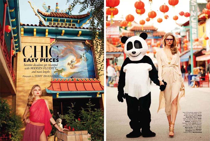 ��������� �������� Magdalena Frackowiak � Harper's Bazaar US