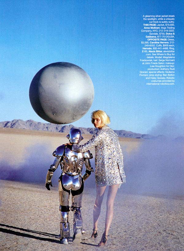 ��������� �������� Magdalena Frackowiak � Harper's Bazaar US