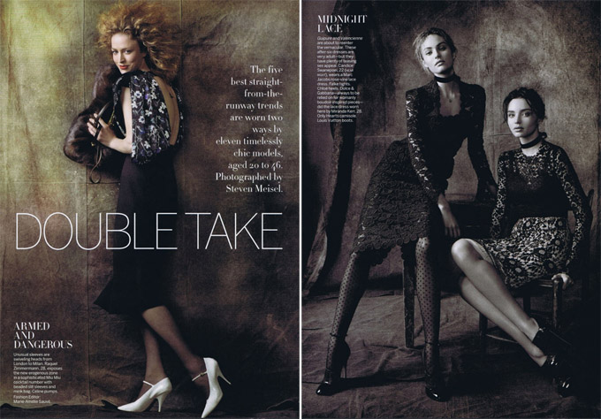 ���������� � Vogue US ������, 2011. ���� �� Steven Meisel