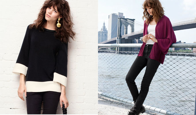 ����� ���� ������ � ������ H & M. ���� Freja Beha Erichsen.