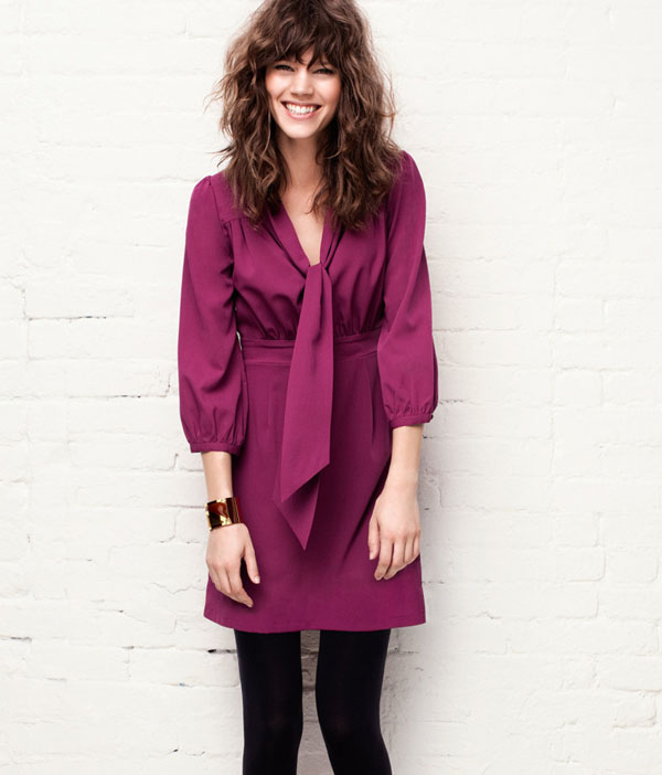 ����� ���� ������ � ������ H & M. ���� Freja Beha Erichsen.