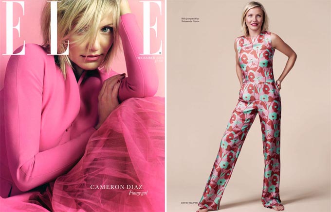 ������� ĳ�� � Elle UK. ���� Cameron Diaz