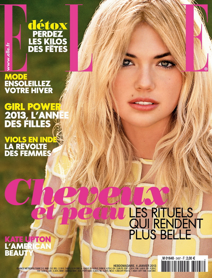 ���� ����� ��� Elle France. ���� Kate Upton.