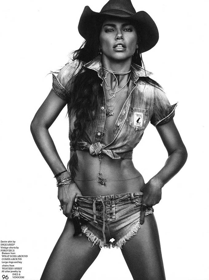 ������ ˳�� �� ������ �����. ���� Adriana Lima