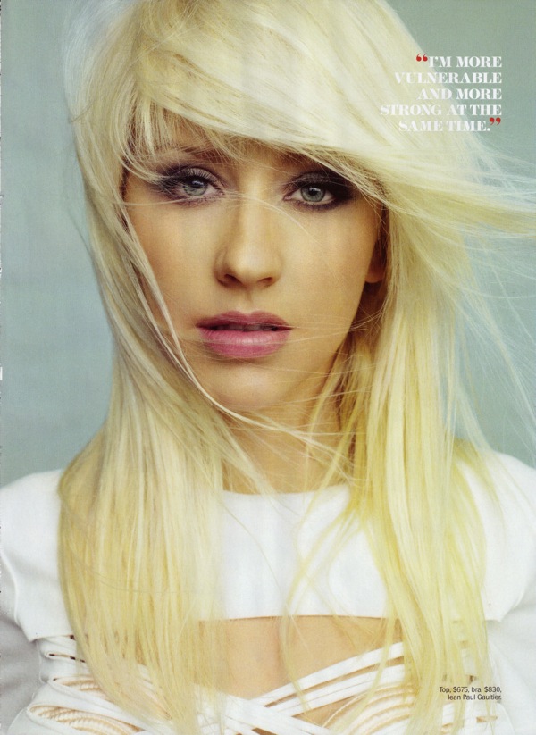 �������� ������� Christina Aguilera � Marie Claire 