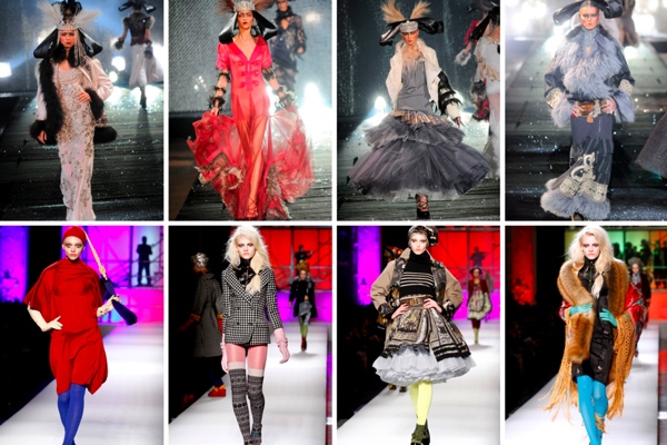 John Galliano и Jean Paul Gaultier на Неделе моды в Париже John Galliano и Jean Paul Gaultier на Неделе моды в Париже