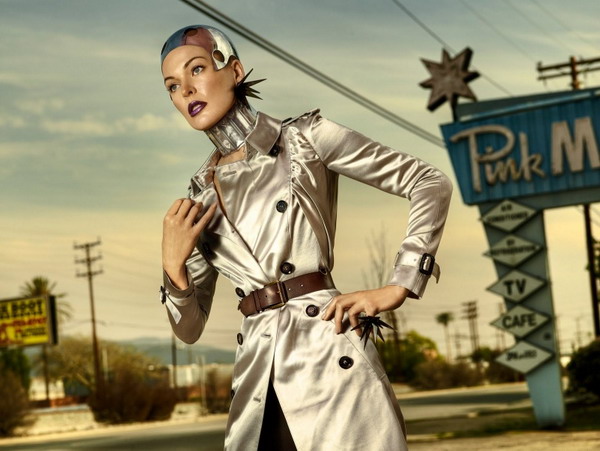 Milla Jovovich ����� ������� ��� Harper's Bazaar Singapore