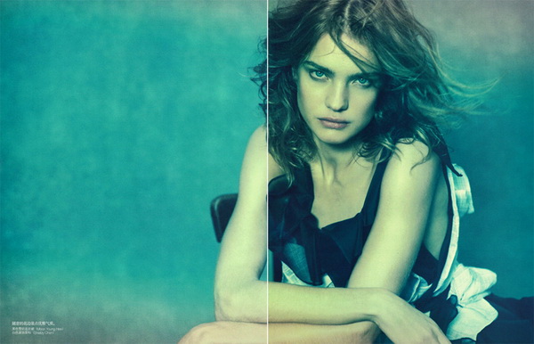 ������� �������� Natalia Vodianova � Vogue China