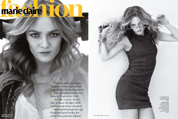 ������� ������ Vanessa Paradis � Marie Claire US