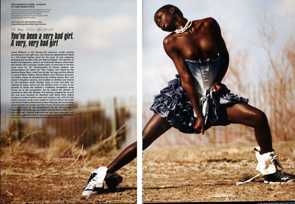 ������� ������� Jeneil Williams � i-D Summer 