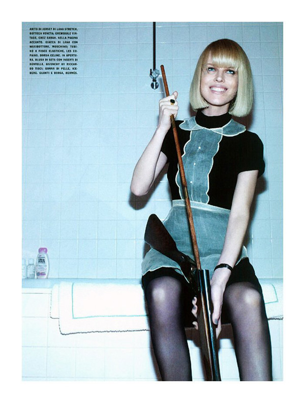 Ева Херцигова Eva Herzigova в Vogue Italia Ева Херцигова Eva Herzigova в Vogue Italia