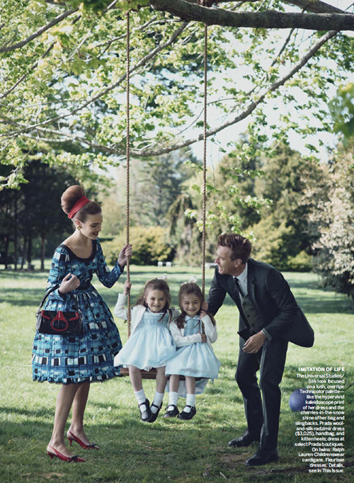 �������� Natalia Vodianova � ��������� Ewan McGregor � Vogue US