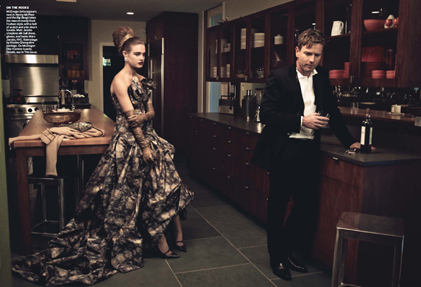 �������� Natalia Vodianova � ��������� Ewan McGregor � Vogue US