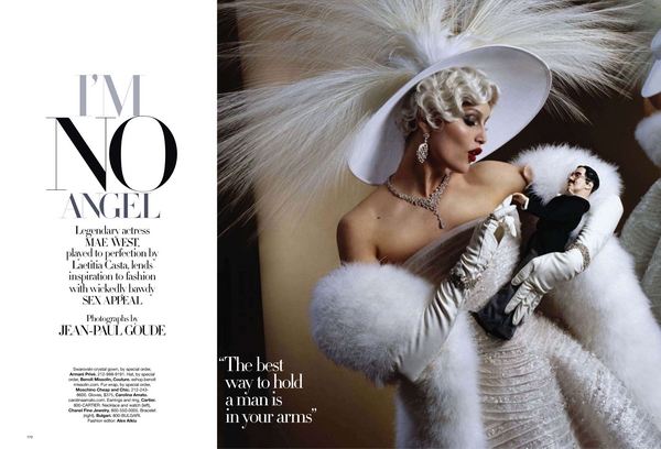 Летиция Каста Laetitia Casta для Harper's Bazaar US Летиция Каста Laetitia Casta для Harper's Bazaar US