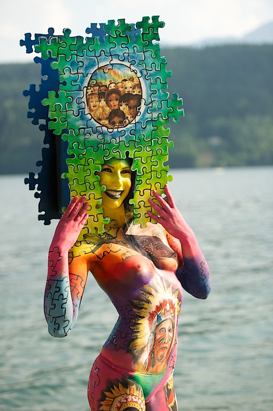 ������������� ��������� ����-���� World Bodypainting Festival  2010 ���� � ������ ��������, �������