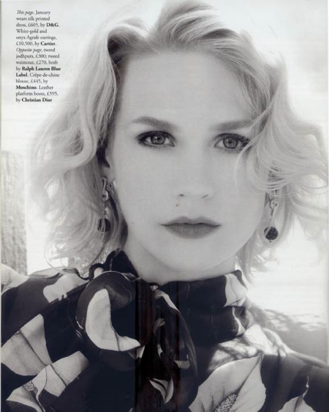Джануари Джонс January Jones в Tatler Джануари Джонс January Jones в Tatler