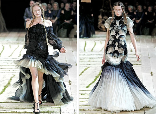 Неделя моды в Париже: Alexander McQueen Spring 2011 Неделя моды в Париже: Alexander McQueen Spring 2011