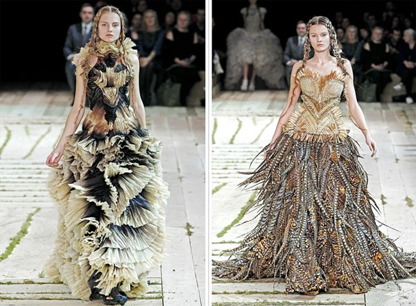 Неделя моды в Париже: Alexander McQueen Spring 2011 Неделя моды в Париже: Alexander McQueen Spring 2011