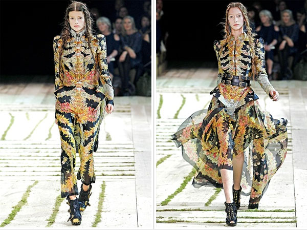 Неделя моды в Париже: Alexander McQueen Spring 2011 Неделя моды в Париже: Alexander McQueen Spring 2011