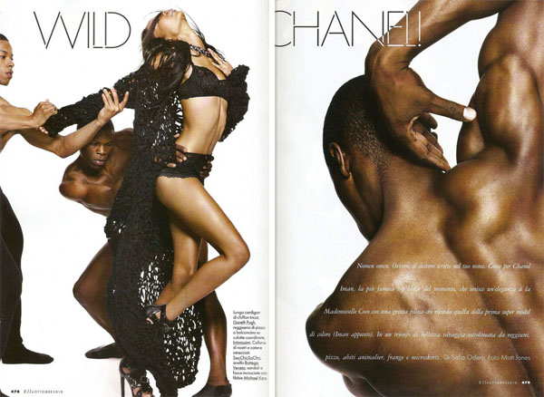 Шанель Иман Chanel Iman в Elle Italia Шанель Иман Chanel Iman в Elle Italia