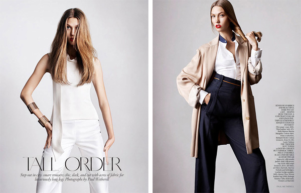 ����� ����� Karlie Kloss � Vogue UK