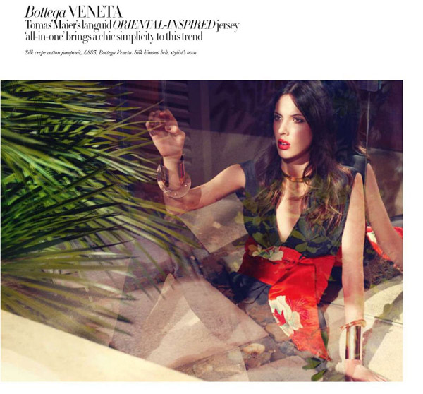 Руби Олдридж в Harper's Bazaar UK Руби Олдридж в Harper's Bazaar UK