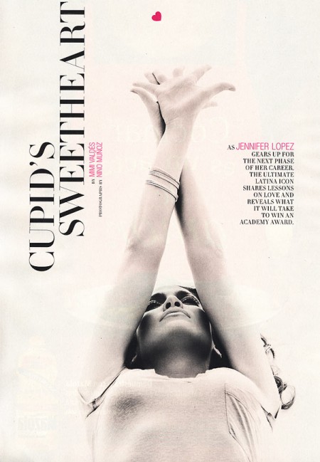 ��������� ����� J. Lo � �������� ELLE � Latina