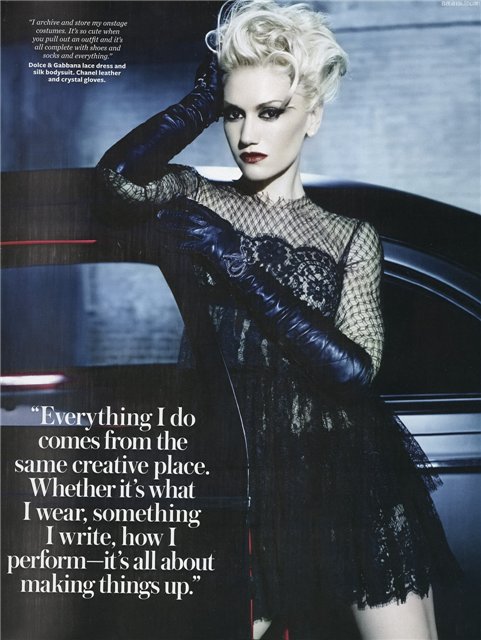 ���� ������� Gwen Stefani � ���������� InStyle