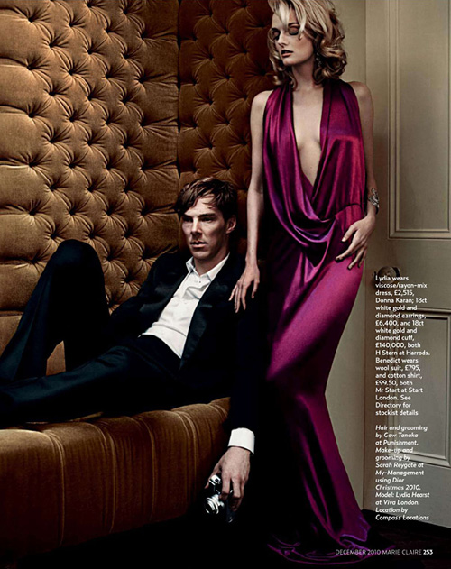 Коктейль с Шерлоком в Marie Claire UK Коктейль с Шерлоком в Marie Claire UK