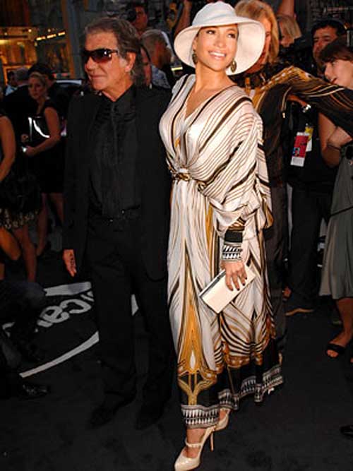 Roberto Cavalli and Jennifer Lopez Roberto Cavalli and Jennifer Lopez