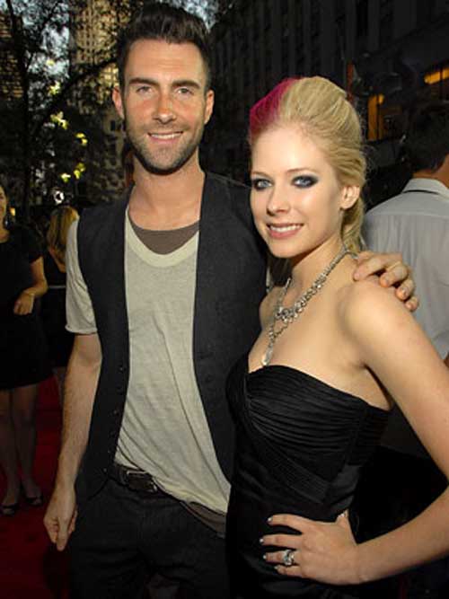 Adam Levine and Avril Lavigne Adam Levine and Avril Lavigne