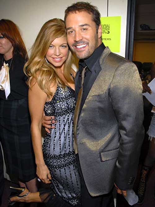 Fergie and Jeremy Piven Fergie and Jeremy Piven